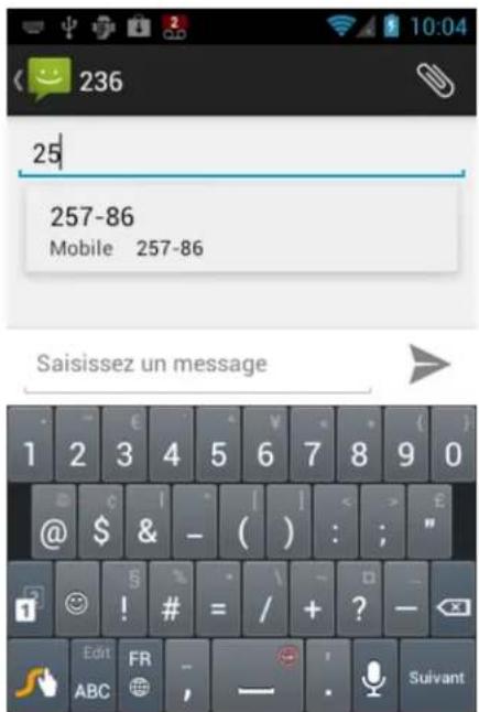 KYOCERA Rise C5155 - Composer des messages texte - 1