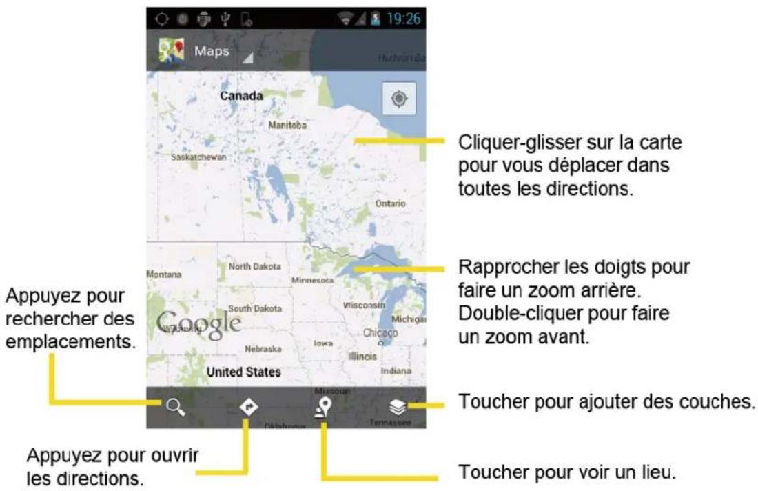 KYOCERA Rise C5155 - Ouvrir google maps - 1