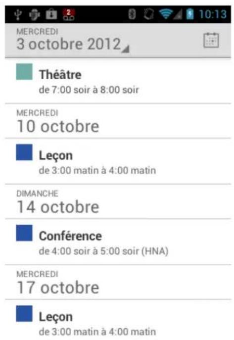 KYOCERA Rise C5155 - Affichage par jour et de l'agenda - 2
