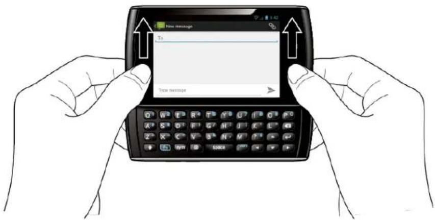 KYOCERA Rise C5155 - Clavier coulissant QWERTY - 1