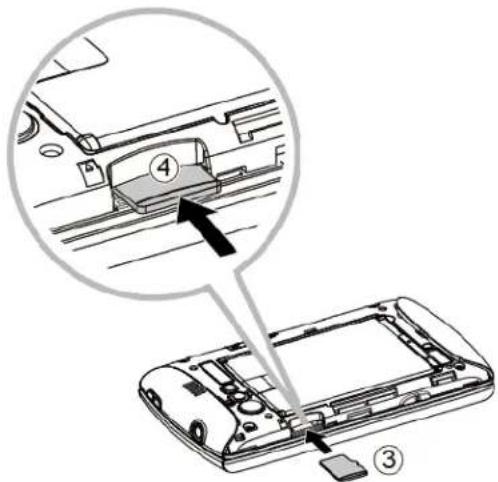 KYOCERA Rise C5155 - Insérer une carte microsd - 2