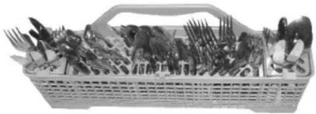 HAIER DWL3225SDSS - Chargement du PANIER d'argenterie - 1