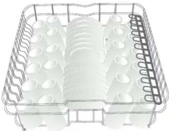 HAIER DWL3225SDSS - LOADING TOP RACK - 1