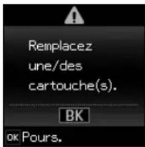 EPSON Stylus NX330 - Remplacement des cartouches d'encre - 1