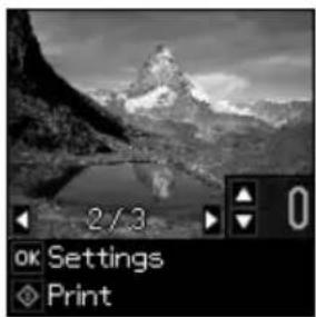 EPSON Stylus NX330 - Printing Photos From the LCD Screen - 1
