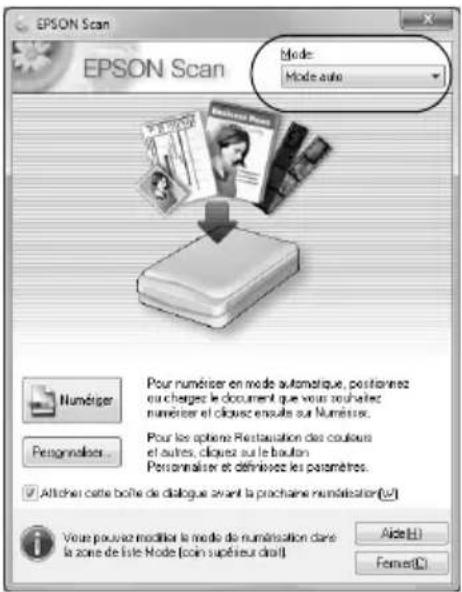 EPSON Stylus NX330 - Numérisation à l'aide d'Epson Scan - 1
