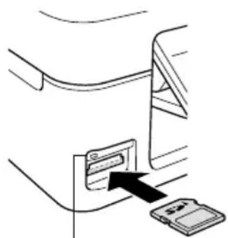 EPSON Stylus NX330 - Insertion de la carte - 1
