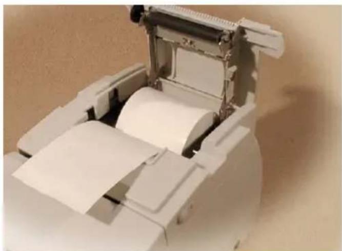 EPSON TMH6000iii - Installing the Paper Roll - 3