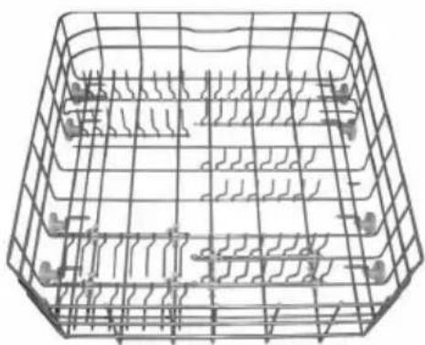 HAIER DWL3225DDWW - DES PANIER RABBATABLES ET/OU DES POINTES AJUSTABLES (CERTAINS MODELS) - 1