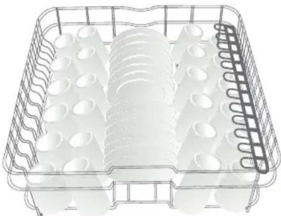 HAIER DWL3225DDWW - LOADING TOP RACK - 1