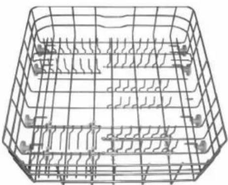 HAIER DWL4035MCSS - FOLD-DOWN RACK and/or ADJUSTABLE TINES (some models) - 1