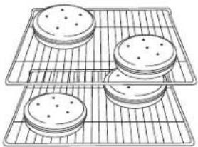 Inglis IVE3230 - Cuisson de gâteaux à étages sur 2 grilles - 1
