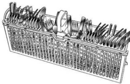 IGNIS IFW7300WW - Pour ouvrir le panier à couverts - 1