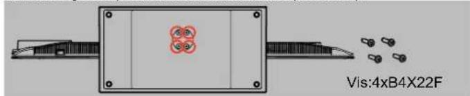 HAIER LE42B1380 - Instruction de l'assemblement du siège de base. - 5