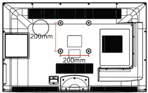 HAIER LE42B1380 - Instruction pour le montage mural - 1