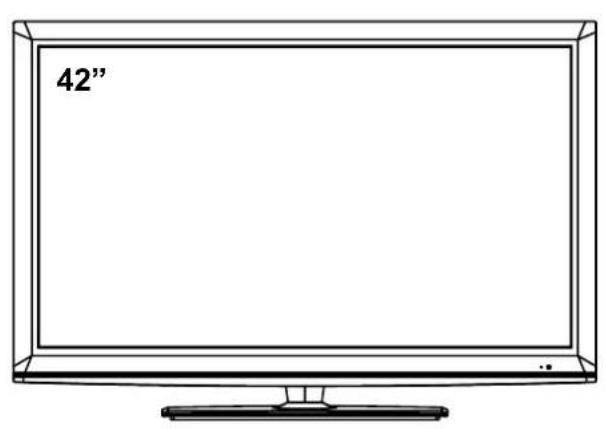 HAIER LE42B1380 - Vue frontale - 1