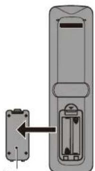 HAIER LE42B1380 - Installing Batteries - 2