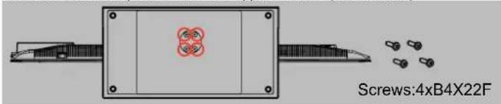 HAIER LE42B1380 - Base Stand Assembly Instructions Note: the pictures below are only for reference - 5