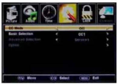 HAIER LE42B1380 - Closed Caption: - 1
