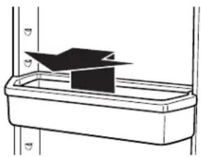 MAYTAG MQF1656TEW - To remove and replace the bin: - 1