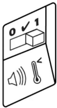 MAYTAG MQC1552TEW - Dispositif d'alarme de la température (sur certains modèles) - 1