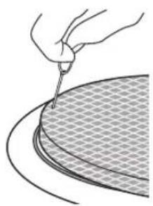PIONEER Elite SIC891A - Attach the grille to the speaker. - 2