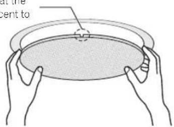 PIONEER Elite SIC891A - Attach the grille to the speaker. - 1