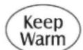 MAYTAG MEW6627DDB - To set Keep Warm: - 1