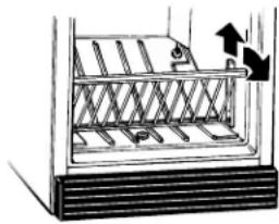 AMANA AQF2013TEW - To Lower and Raise the Storage Gate: - 1