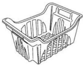 AMANA AQC1513TEW - Panier coulissant - 1