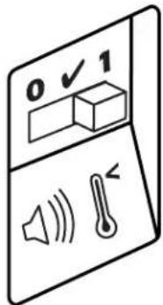 AMANA AQC2213TEW - Dispositif d'alarme de la température (sur certains modèles) - 1