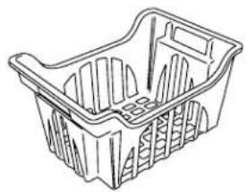AMANA AQC2213TEW - Panier coulissant - 1