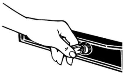 AMANA AQC2213TEW - Key Eject Lock - 1