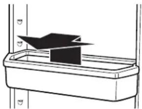 AMANA AQF1613TEW - To remove and replace the bin: - 1