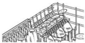 GE GLD6904RBB - Loading the dishwasher racks. - 3