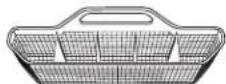 GE GLD6904RBB - Panier à couverts monopiece (sur certains modèles) - 1