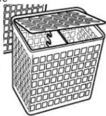 GE GLD6904RBB - One-piece basket (on some models) Silverware Basket - 5
