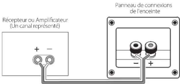JBL Studio 180 - BRANCHEMENT UNIFILAIRE DE BASE - 1
