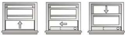 Royal Sovereign ARP9011TL - Install the Window Slider Kit : Fig 3. - 1