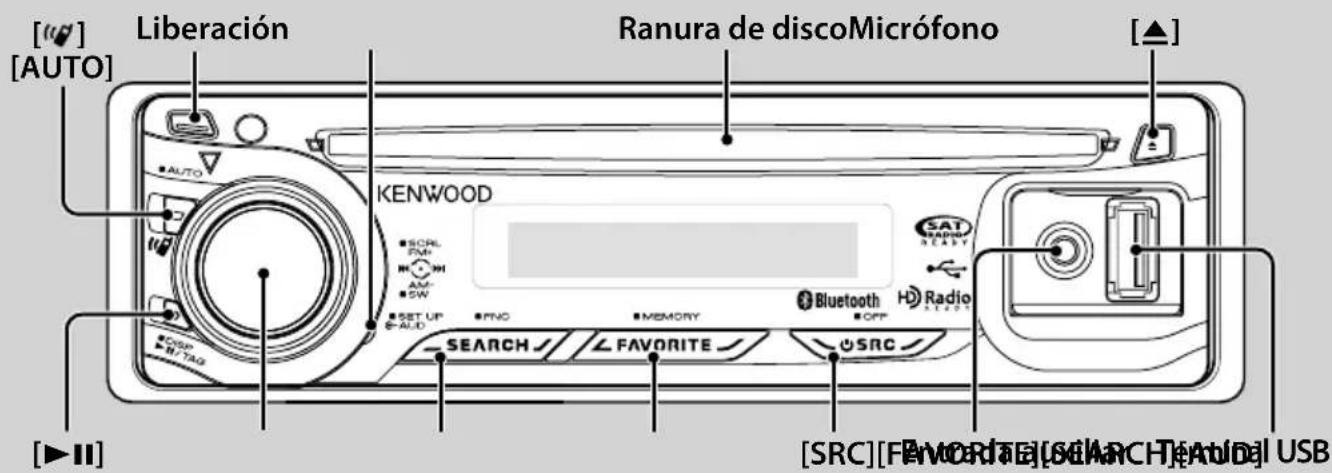 KENWOOD KDCBT742U - Funcionamiento básico - 1