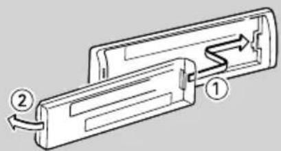 KENWOOD KDCBT742U - Faceplate release: Release - 1