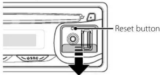 KENWOOD KDCBT742U - How to reset your unit - 1