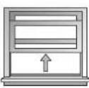 Royal Sovereign ARP4012H - Install the Window Slider Kit : Fig 3. - 1