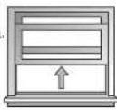 Royal Sovereign ARP4012H - Instalar el Juego Corredizo para ventana: Fig. 3 - 1
