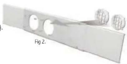 Royal Sovereign ARP1400WW - Adjuntar el Accesorio para Manguera: Fig. 2. - 1