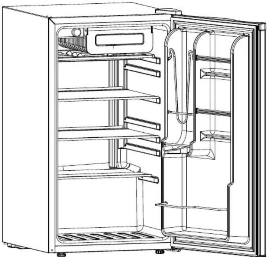 HAIER HNSE045VS - Refrigerador Compacto - 1