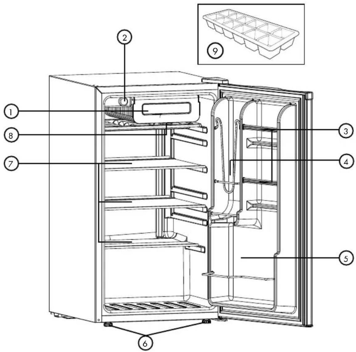 HAIER HNSE045VS - Pièces et Caractéristiques - 1