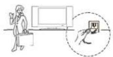 HAIER L26C1120 - SÉCURITÉ: Élimination de la lampe - 8