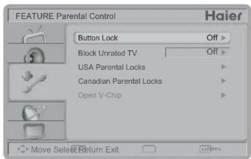 HAIER L26C1120 - FEATURE MENU - 5