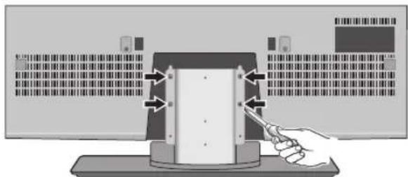 SANYO LCD55L4 - STAND REMOVAL AND WALL MOUNTING (OPTIONAL) - 3